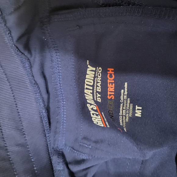 Greys Anatomy Navy Blue Women's Scrub Set - Picture 5 of 5